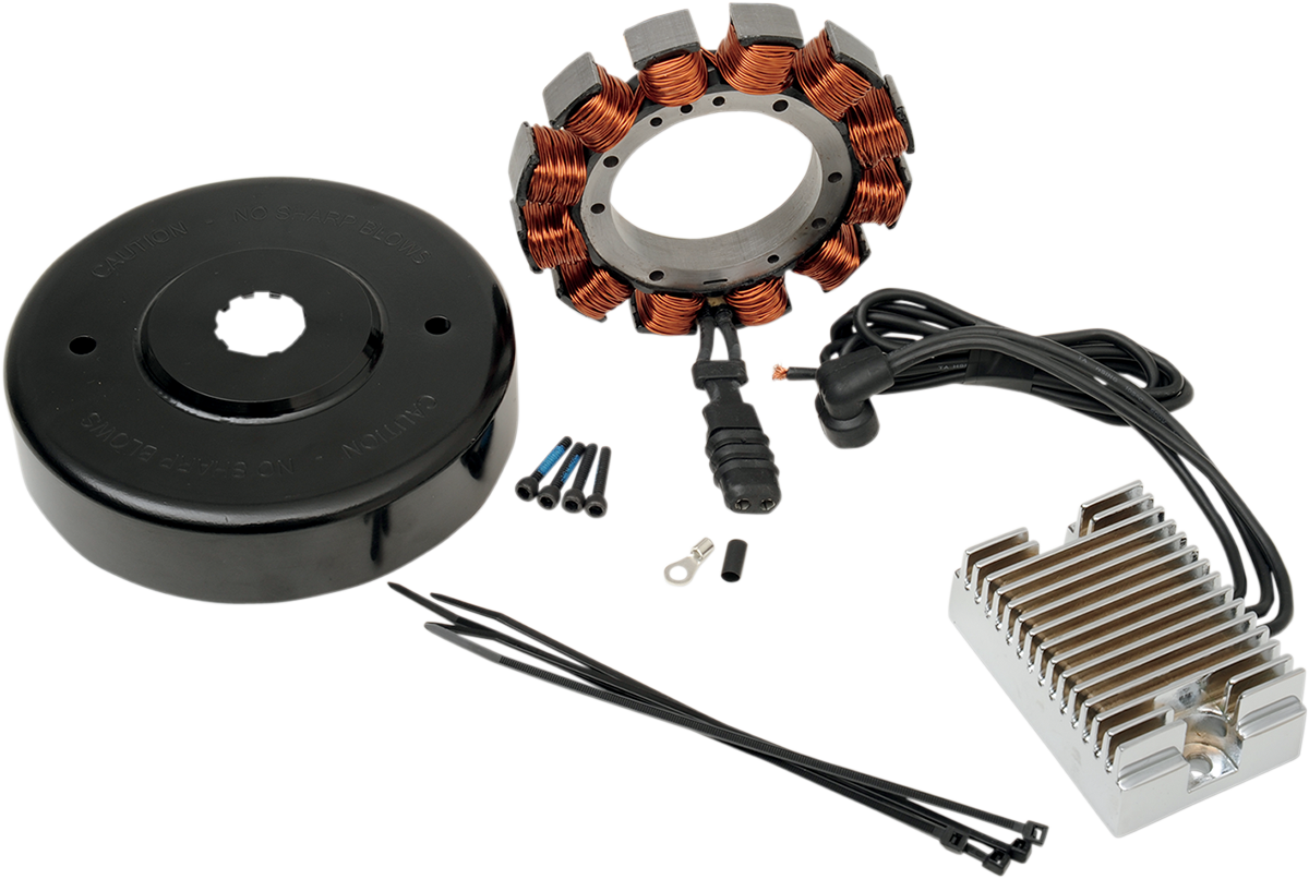 DRAG SPECIALTIES 32A Charging Kit - Chrome Regulator 29985-87HV-BXLB