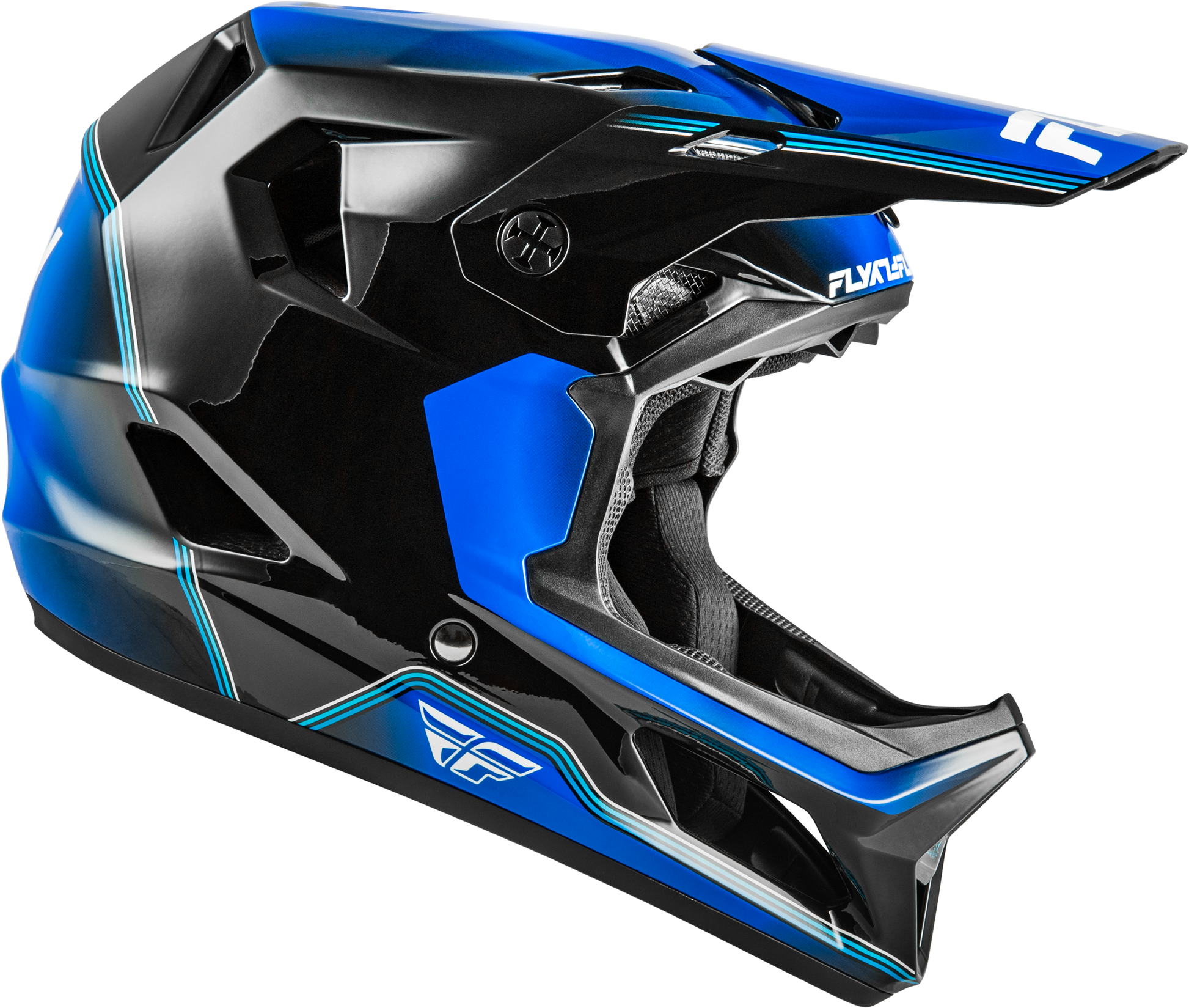Rayce Repeat Bicycle Helmet Black/Blue Lg