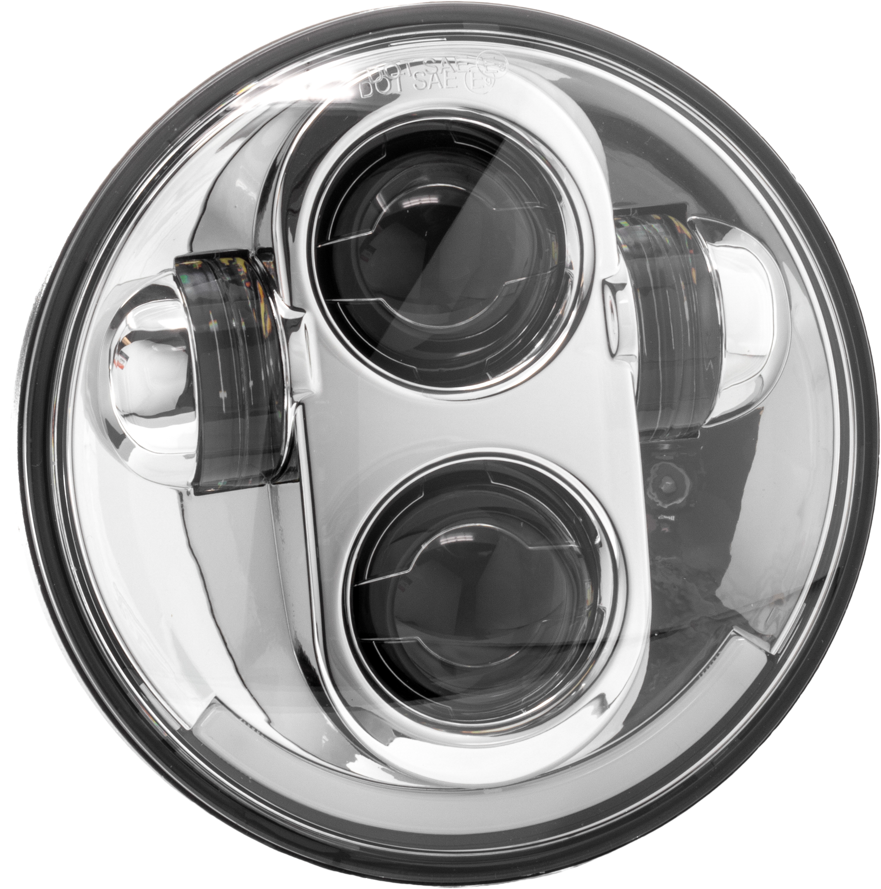 5.75" Led Headlight Chrome
