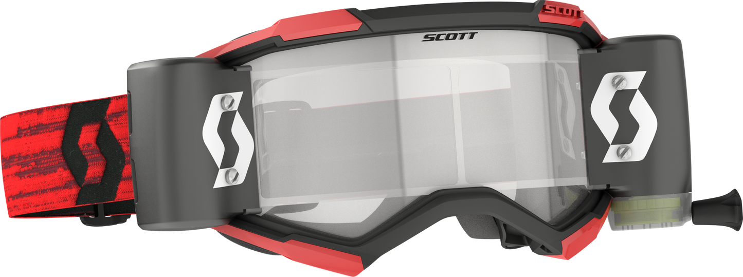 Fury Goggle Wfs Dark Red W/Clear Works