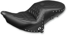 MUSTANG Heated Seat - with Backrest - Diamond - Roadmaster '15-'24 79664