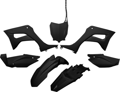 UFO Replacement Body Kit - Black - Honda - CRF '19-'26 HOKIT124-001