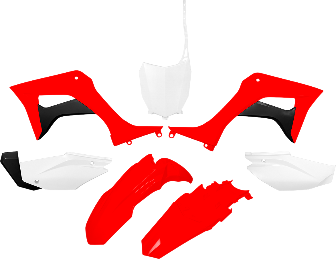 UFO Replacement Body Kit - OEM Red/White - Honda - CRF '19-'26 HOKIT124-999