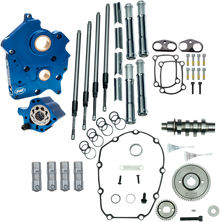 S&S CYCLE Cam Chest Kit with Plate - Gear Drive - Oil Cooled - 465 Cam - Chrome Pushrods - M8 310-1005A