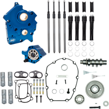 S&S CYCLE Cam Chest Kit with Plate - Gear Drive - Water Cooled - 465 Cam - Black Pushrods - M8 310-1009A