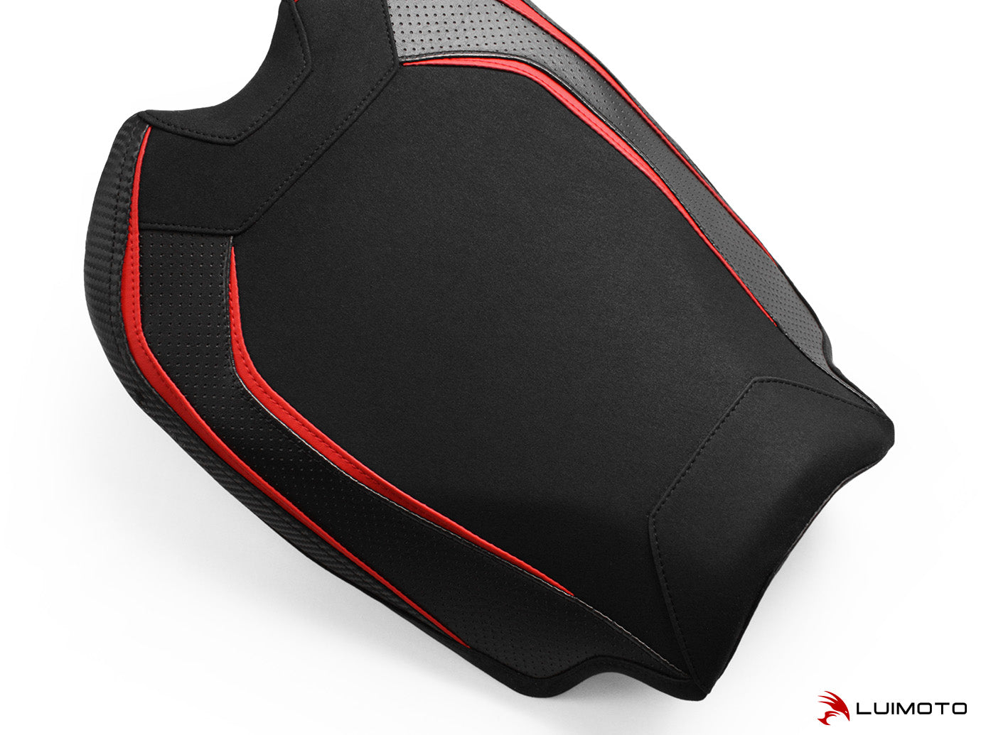 LUIMOTO VELOCE Rider Seat Cover for OE LOW SEAT For DUCATI STREETFIGHTER V4 / S (20-24)