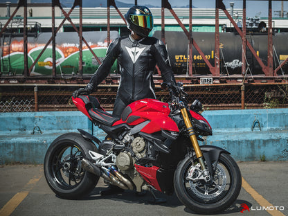 LUIMOTO VELOCE Rider Seat Cover for DUCATI STREETFIGHTER V4 / S (20-22)