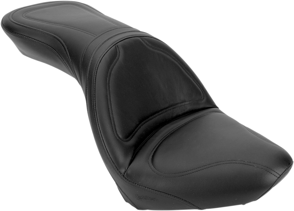 SADDLEMEN Seat - Explorer™ - without Backrest - Stitched - Black - XVS650 Y3750JS