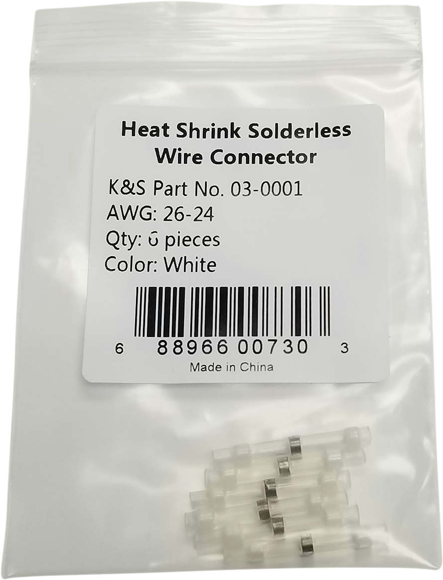 K&S TECHNOLOGIES Wire Connector - AWG 26-24 03-0001