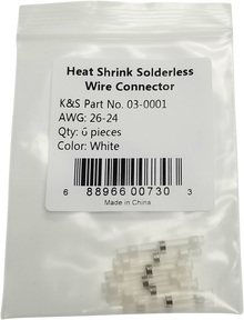 K&S TECHNOLOGIES Wire Connector - AWG 26-24 03-0001