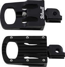BILTWELL Punisher Foot Pegs - Driver - Black - M8 7005-203-03