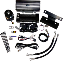 ULTRACOOL Oil Cooler Kit - Black - Touring RF-2G