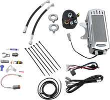 ULTRACOOL Side Mount Oil Cooler Kit - Chrome - FXR/Touring SMT-1C