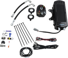 ULTRACOOL Oil Cooler Kit - Side Mount - Gloss Black - Softail SMS-1G