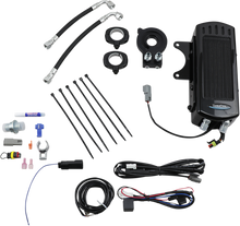 ULTRACOOL Frame Mount Oil Cooler Kit - Gloss Black - M8 Touring/Trike SMT8-1G