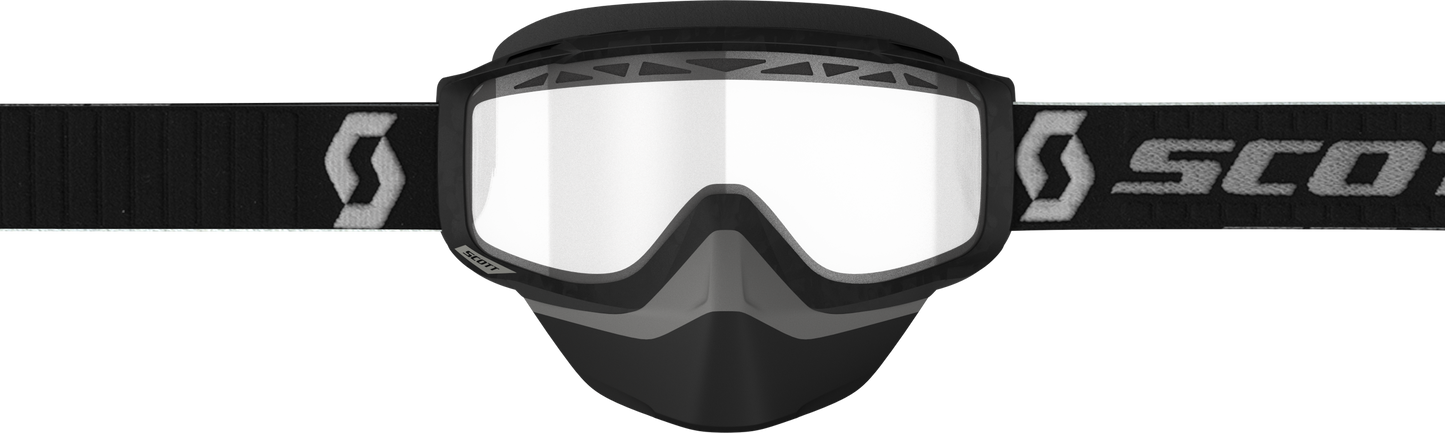 Split Otg Snow Cross Goggle Black/Grey W/Clear