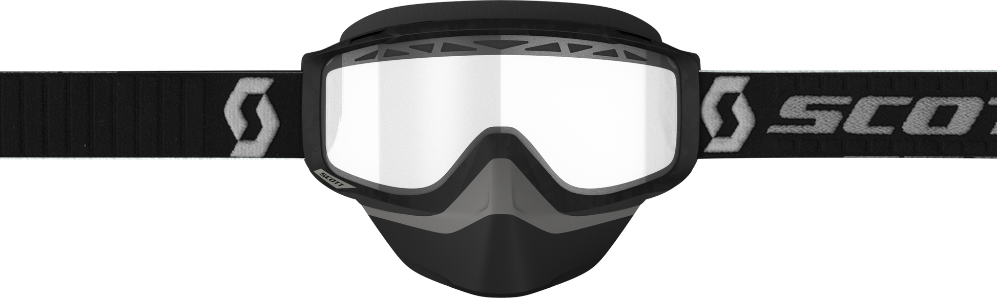 Split Otg Snow Cross Goggle Black/Grey W/Clear
