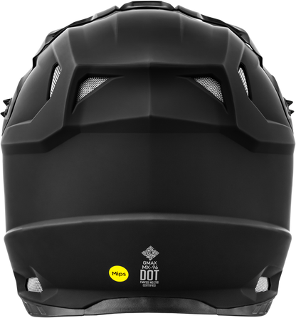 Mx 96 Solid Helmets Matte Black Xl