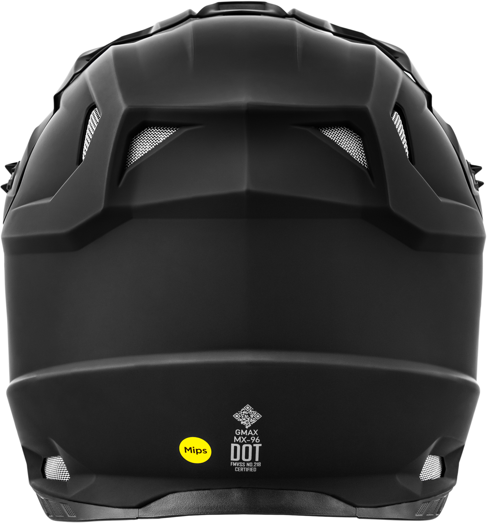 Mx 96 Solid Helmets Matte Black Lg