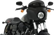 MEMPHIS SHADES Road Warrior Windshield - Vented - Dark Black Smoke - 7" MEP87210