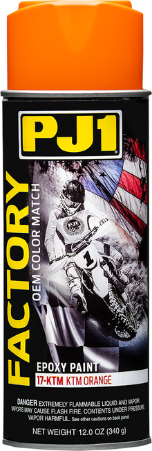 PJ1/VHT Factory Match Paint - KTM Orange '17-'18 - 12 oz. net wt. - Aerosol 17-KTM