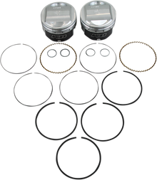 KB PERFORMANCE Piston Kit - 3.750" +0.010" - 10.5:1 CR - 88" Twin Cam KB426C.010