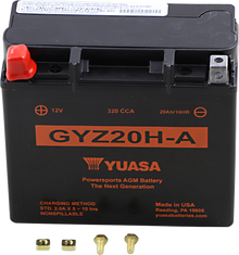 YUASA AGM Battery - GYZ20H-A YUAM720GHA