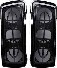 SADDLE TRAMP Saddlebag Lid - Triple - FLH/FLTR BC-HD365-1