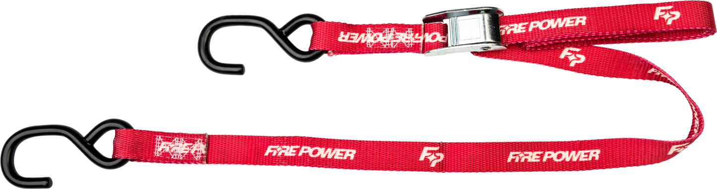 1" Tie Down Red 2/Pk
