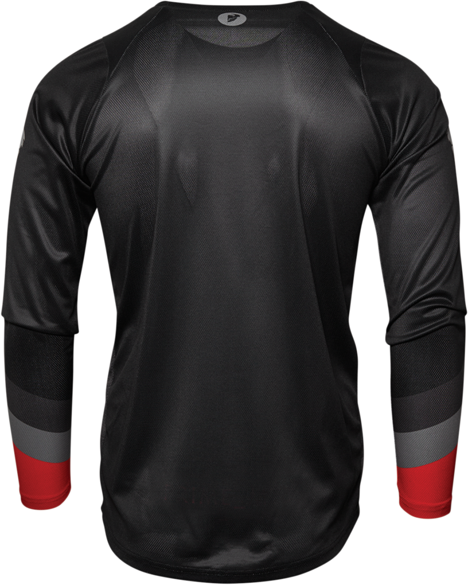 THOR Assist Long-Sleeve Jersey - Black/Heather Gray - Small 5120-0051
