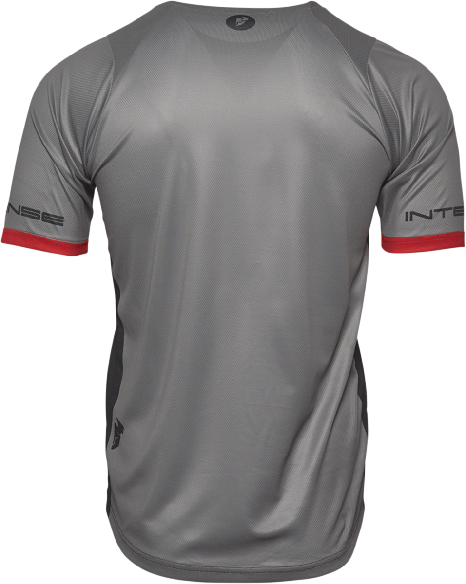 THOR Intense Team Short-Sleeve Jersey - Black/Heather Gray - XL 5120-0060