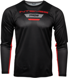 THOR Intense MTB Long-Sleeve Jersey - Black/Heather Gray - XL 5120-0066
