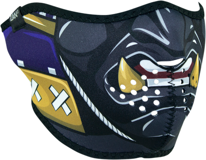 ZAN HEADGEAR Neoprene Half Mask - Samurai WNFM027H