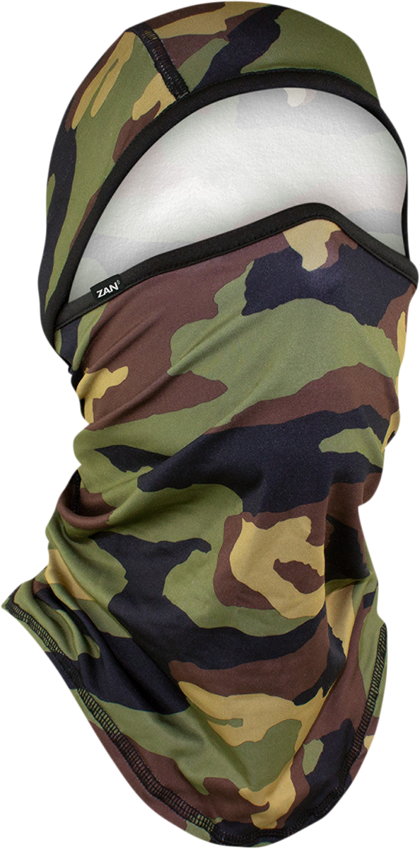 ZAN HEADGEAR SportFlex® Balaclava - Convertible - Woodland Camo WB4L118