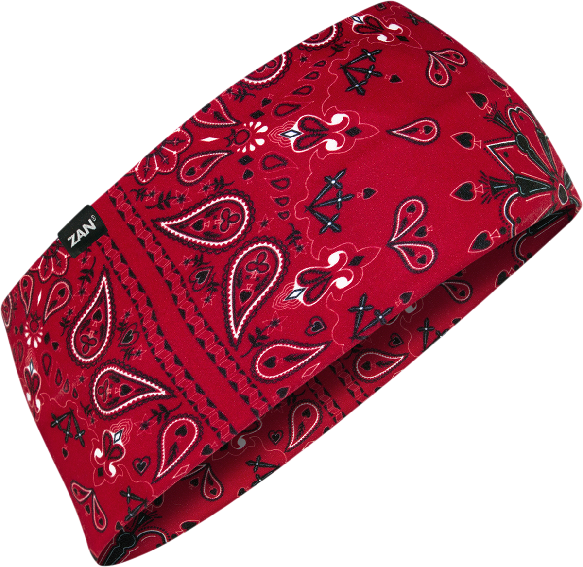 ZAN HEADGEAR SportFlex® Headband - Red Paisley HBL106