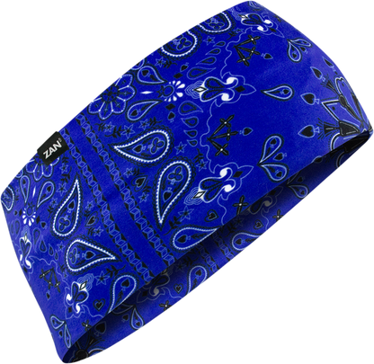 ZAN HEADGEAR SportFlex® Headband - Navy Paisley HBL111