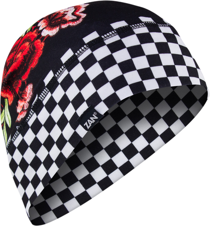 ZAN HEADGEAR SportFlex® Beanie - Checkered Floral WHLL421