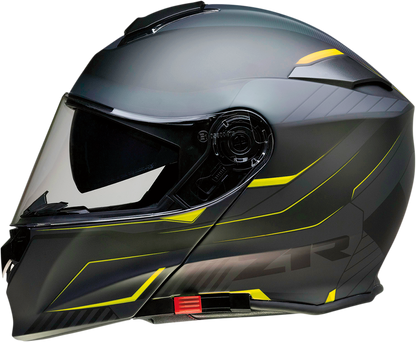 Z1R Solaris Modular Helmet - Scythe - Black/Hi-Viz - XL 0100-2044