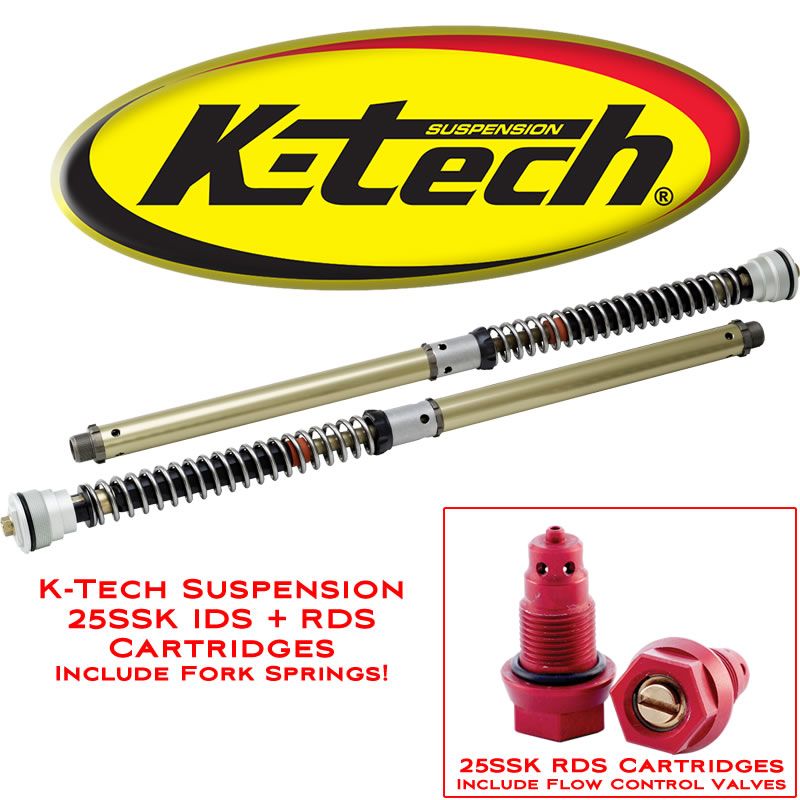 K-Tech 125-011-230-010 Suspension 25SSK RDS Fork Cartridge for the Suzuki GSX-R 600 '08-10