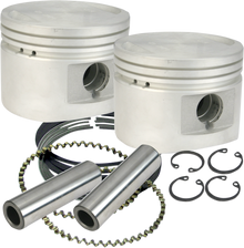 S&S CYCLE Piston Kit - For 80" Stock or S&S Heads - 3.500" - +0.010" 920-0026