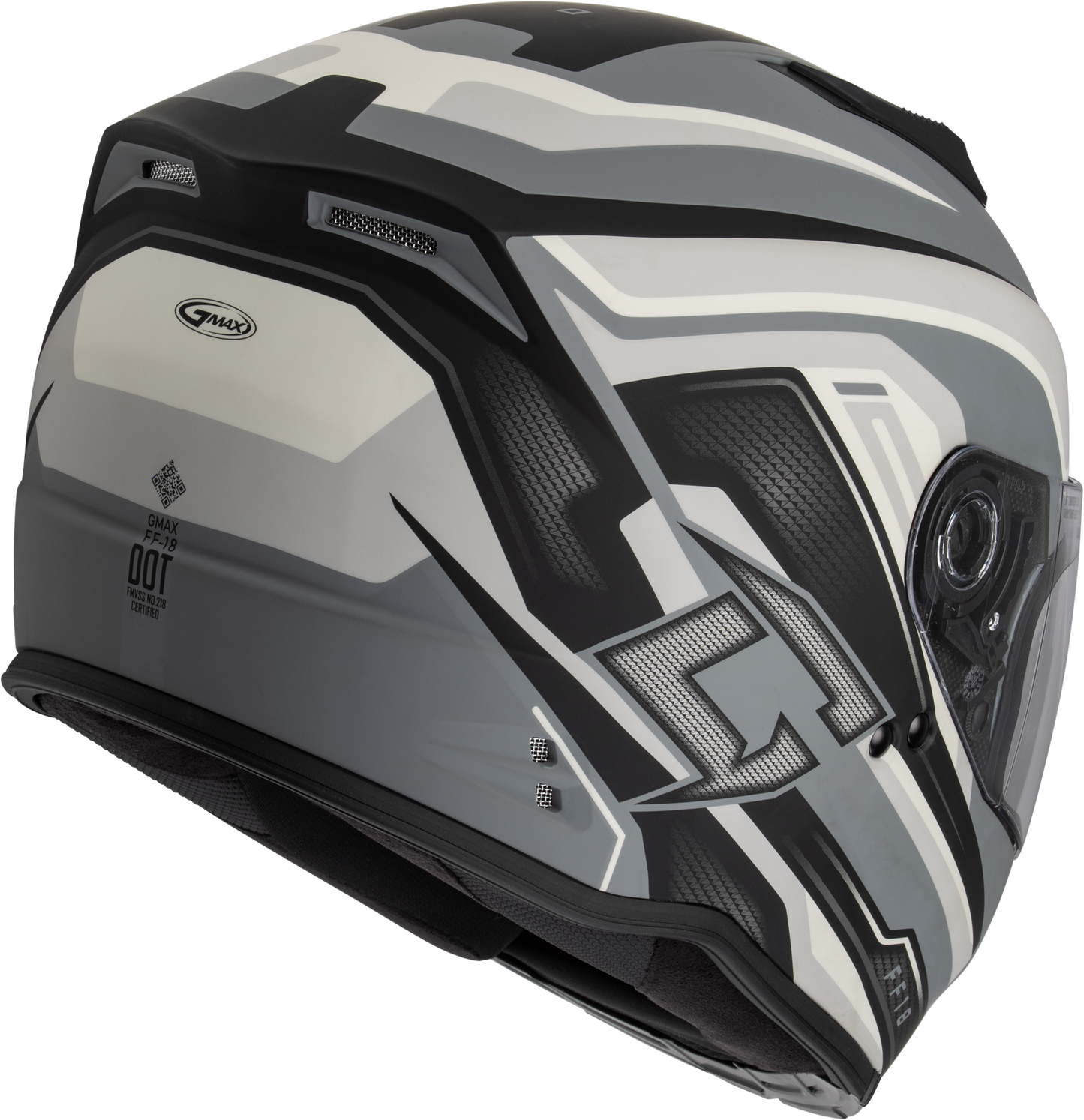 Ff 18 Drift Helmet Matte Grey/Silver/Black Xs