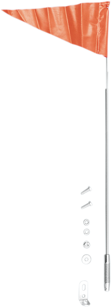 SNO STUFF Flag with Telescoping Pole - 62" 115-711