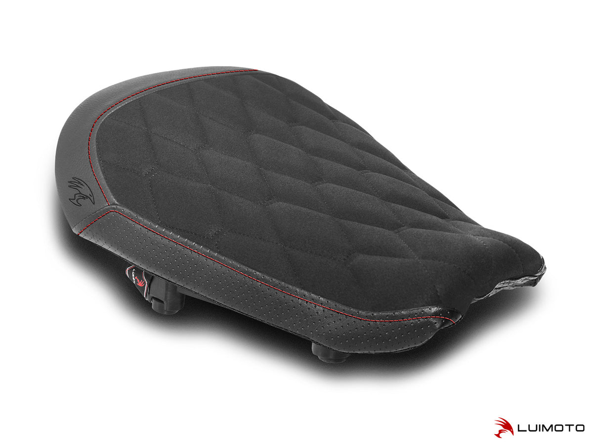 LUIMOTO (Hex-Diamond) Rider Seat Cover for the HARLEY DAVIDSON Sportster S 1250 (2021+)