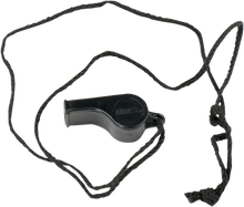 ATLANTIS Whistle with Neck Cord - Black A2700