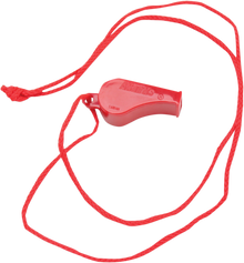 ATLANTIS Whistle with Neck Cord - Red A2701