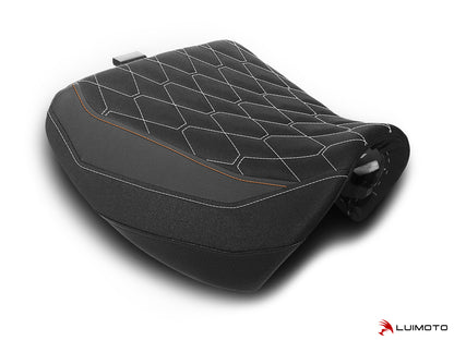 LUIMOTO (Hex-Diamond) Rider Seat Cover for the HARLEY DAVIDSON Pan America (2021+)