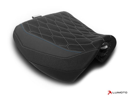 LUIMOTO (Hex-Diamond) Rider Seat Cover for the HARLEY DAVIDSON Pan America (2021+)