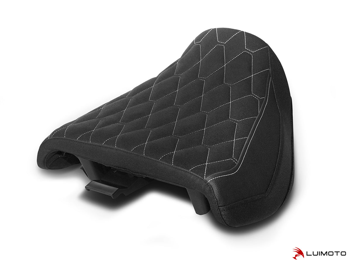 LUIMOTO (Hex-Diamond) Rider Seat Cover for the HARLEY DAVIDSON Pan America (2021+)