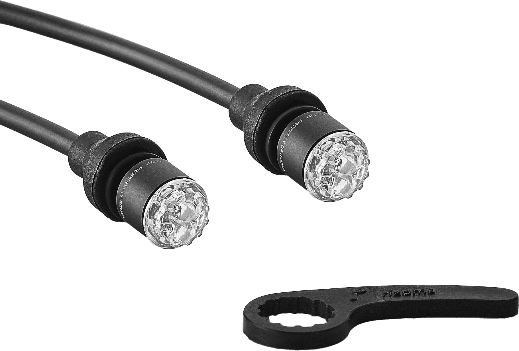 Turn Signal Light Unit Pair Matte Black