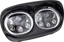 Led Headlight Blk/Blk Halo Fltr `98 13